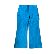 Amiri 'Blue' Leather Cargo Pants