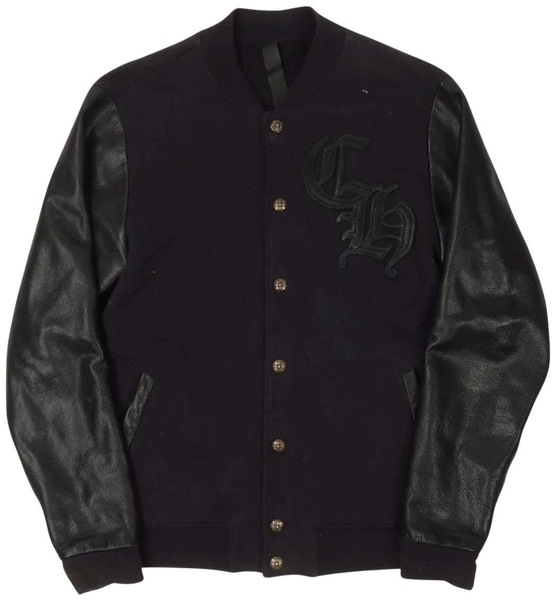 Chrome Hearts 'CH Logo' Black Varsity Jacket