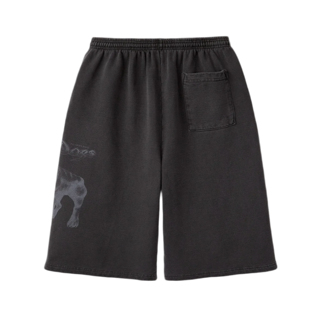 Gold+Vintage Gallery Raspberry Hills 'Black' Dogs Shorts