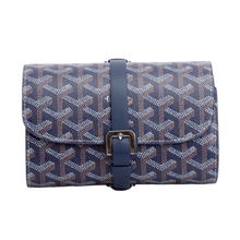 Goyard 'Navy' Goyardine Watch Case