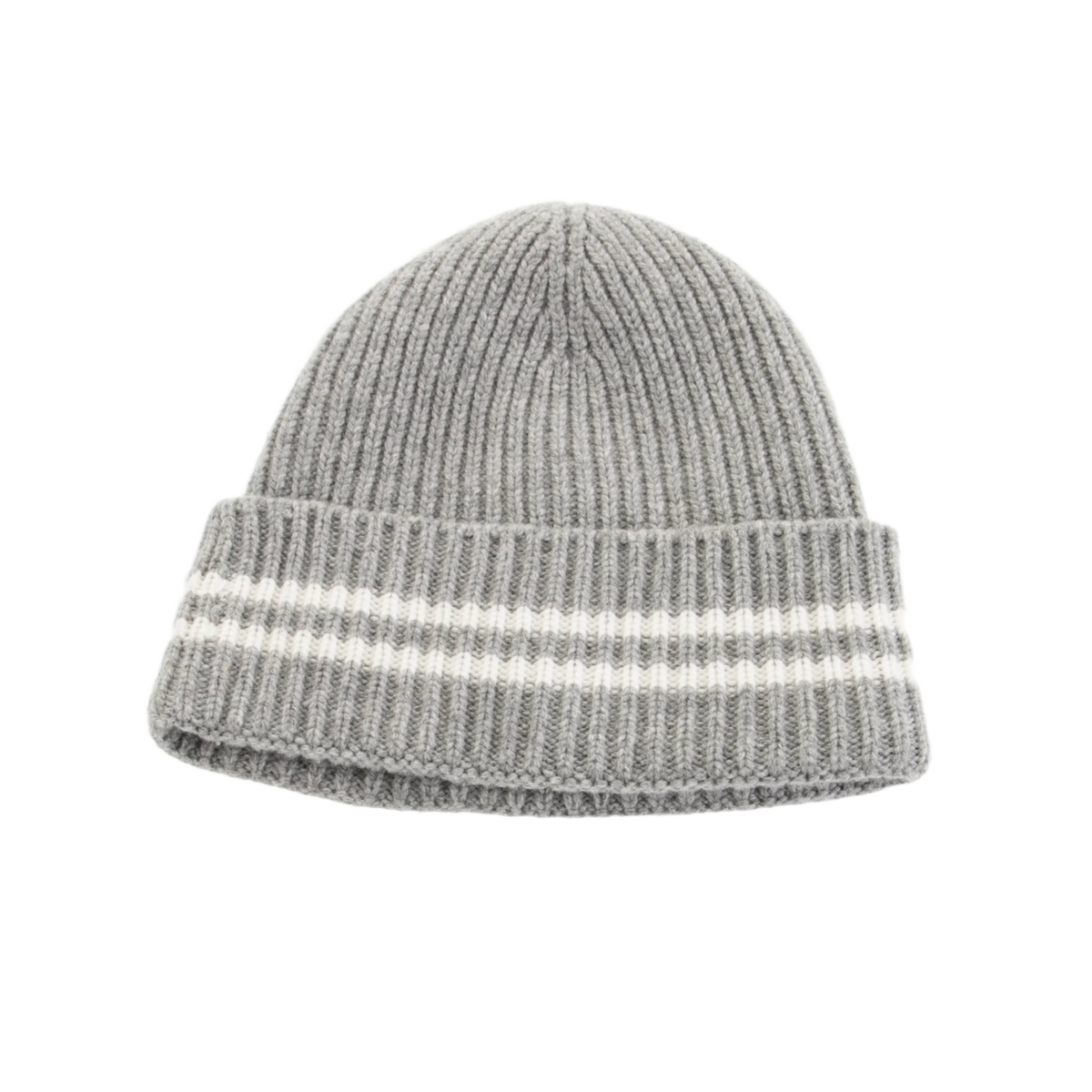 Chanel Grey 'Script Logo' Beanie