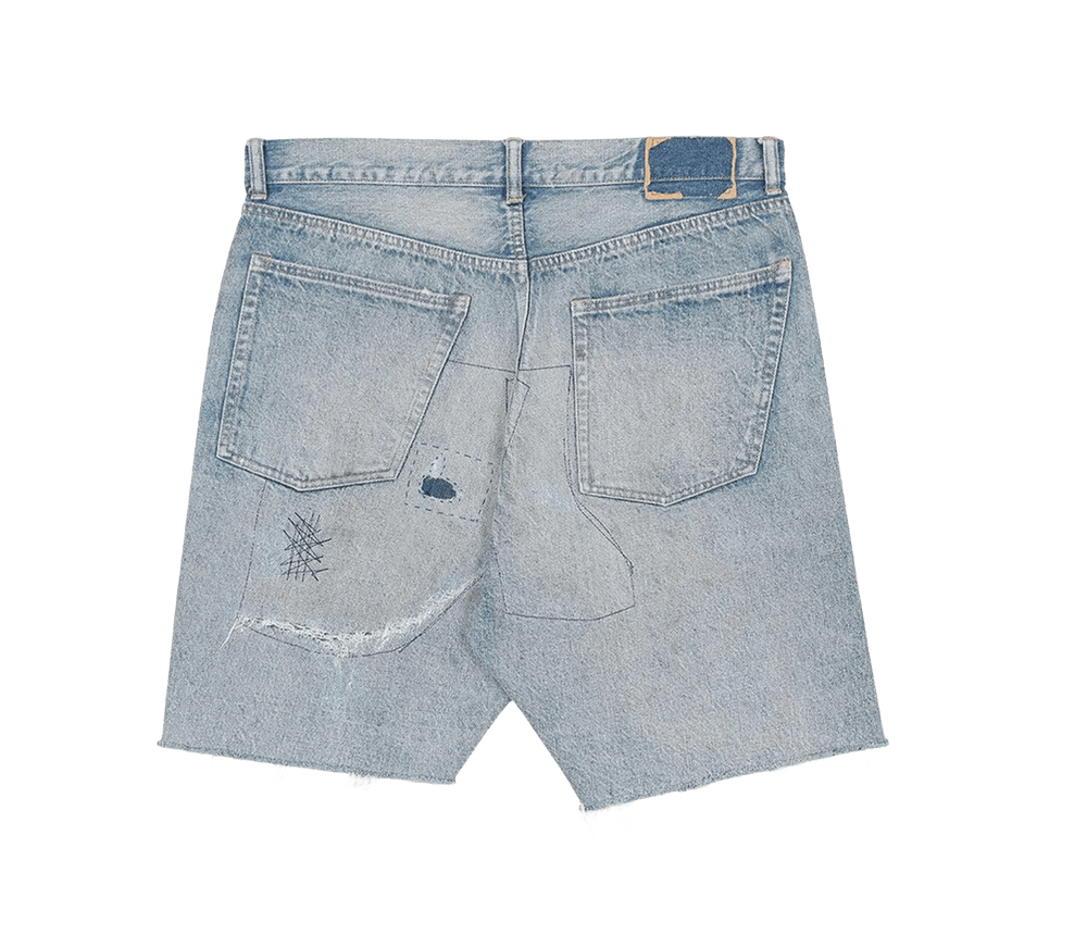 SAINT Mxxxxxx 'Blue' Damage Denim Shorts