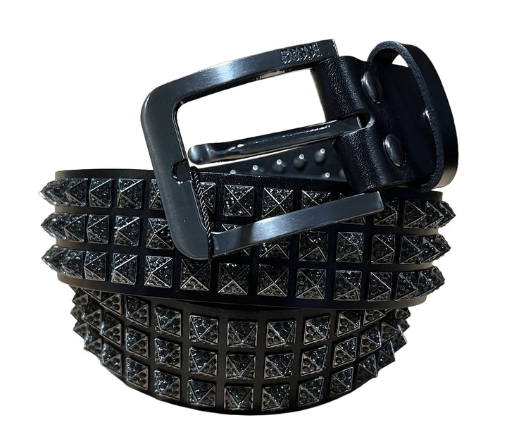 Bossi 'Black on Black' Studded Belt