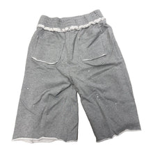 Saint Vanity 'Raiders' Distressed Long Sweatshorts