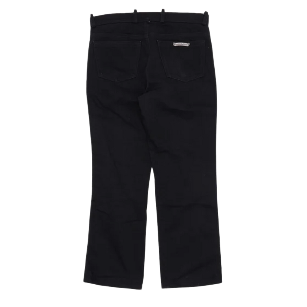 Chrome Hearts 'Black' Fleur Knee Jeans