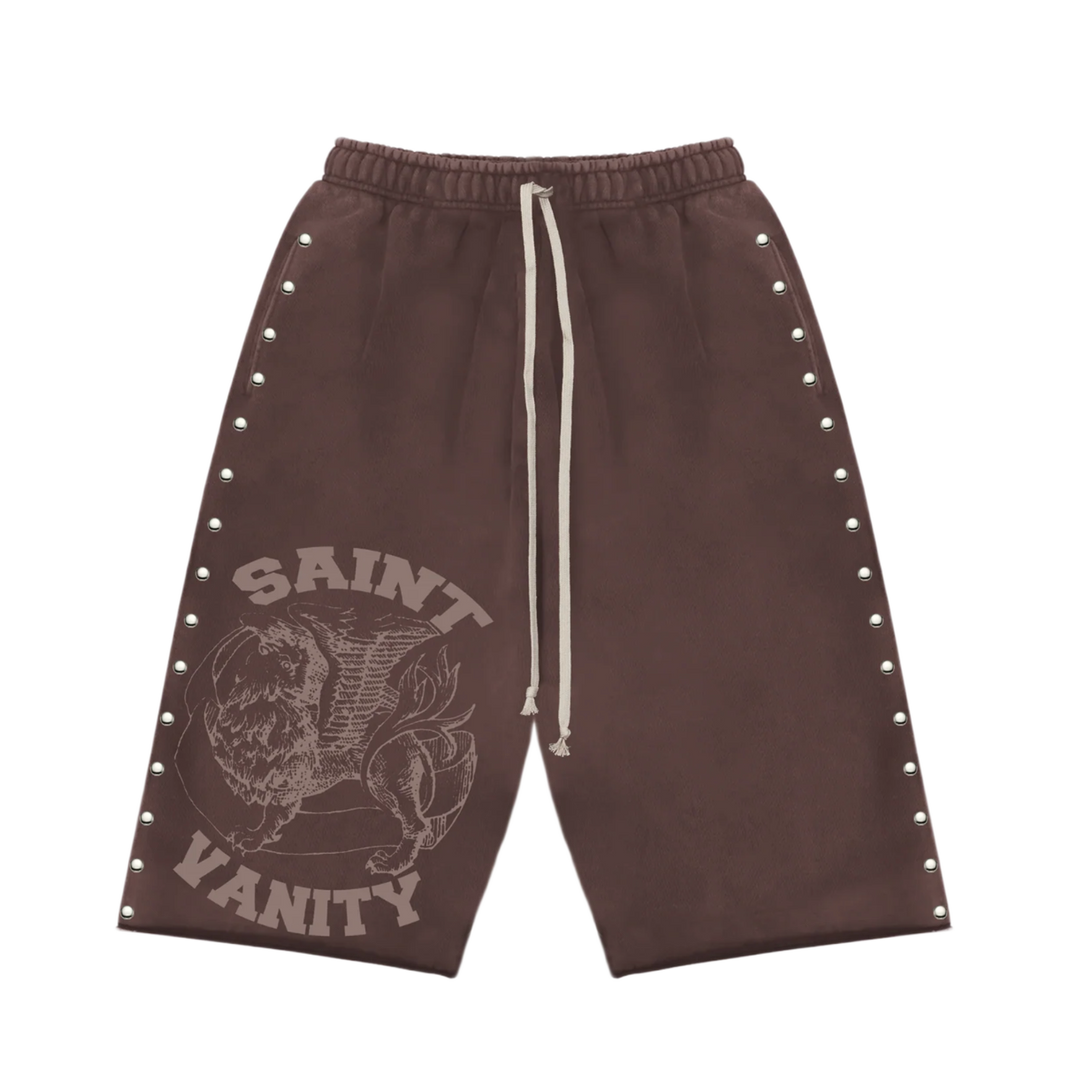 Saint Vanity 'Mocha' French Terry Longshorts