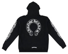 Chrome Hearts Horseshoe Logo Thermal Zip Up Hoodie