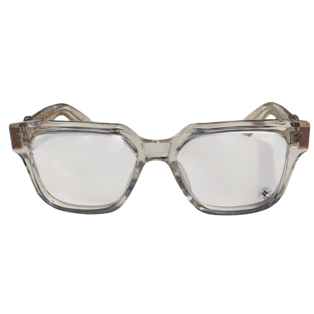 Chrome Hearts 'Vagillionaire II' 18k Gold Crystal Glasses