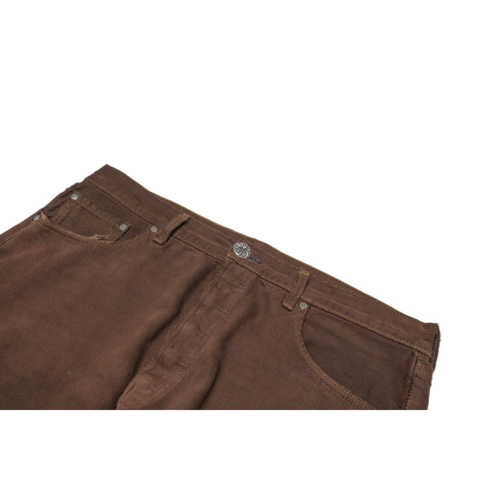 Chrome Hearts 'Brown Cow' Levi Patch Jeans