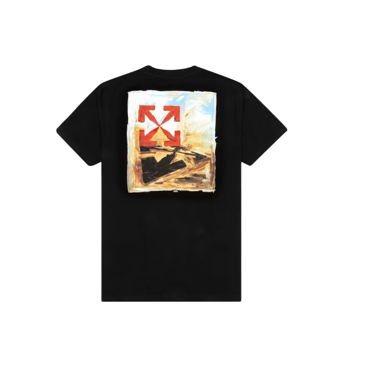 Off White 'Black' Arrows On Canvas Tee