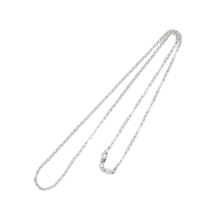 Chrome Hearts 'Silver' Roll Chain Necklace