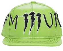 Murd333r.fm 'Monster' Leather Green Hat