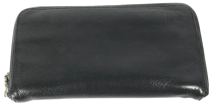 Chrome Hearts 'Black' Triple Cross Leather Wallet