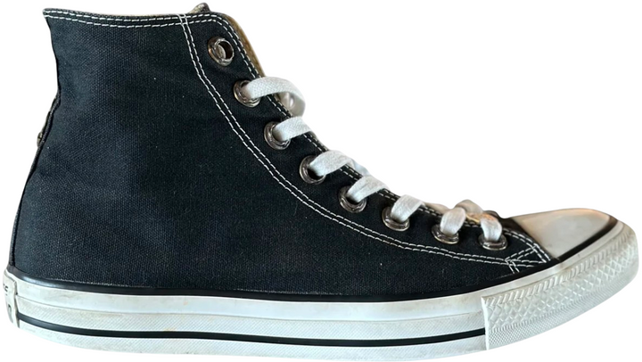 Chrome Hearts 'Star Patch' High Top Converse