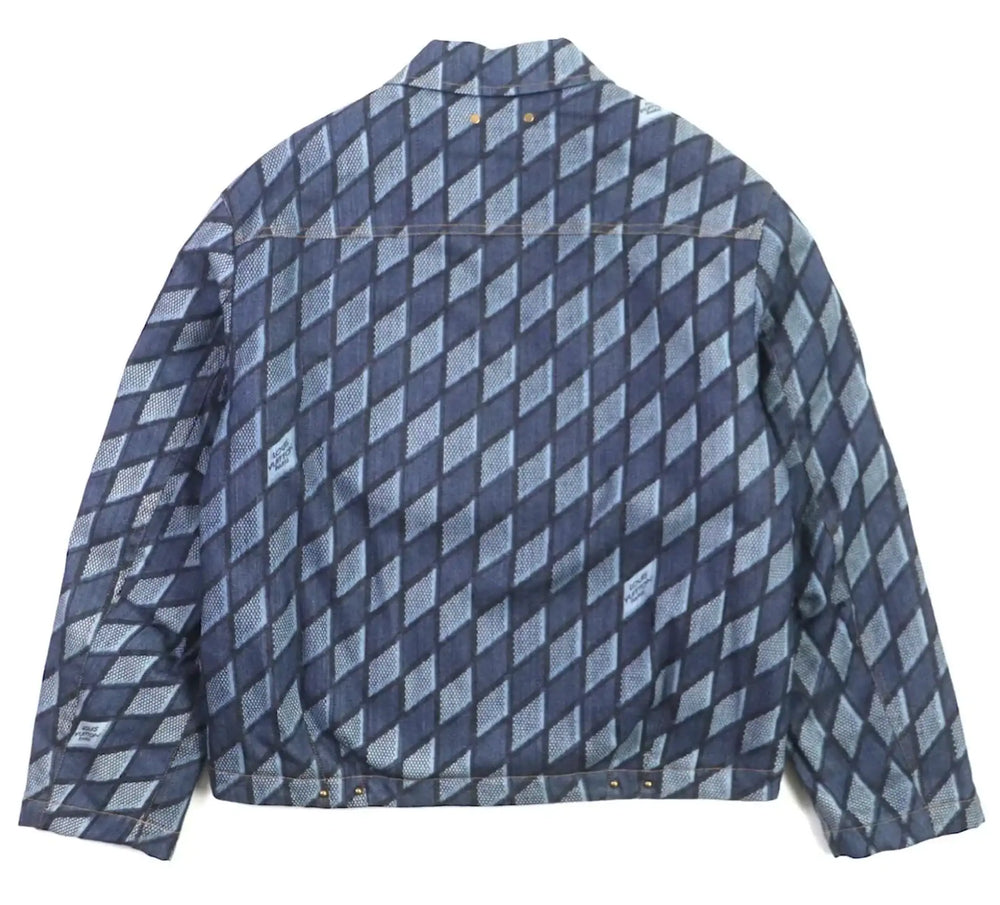 Louis Vuitton 'Diamond Damier Motif' Denim Jacket