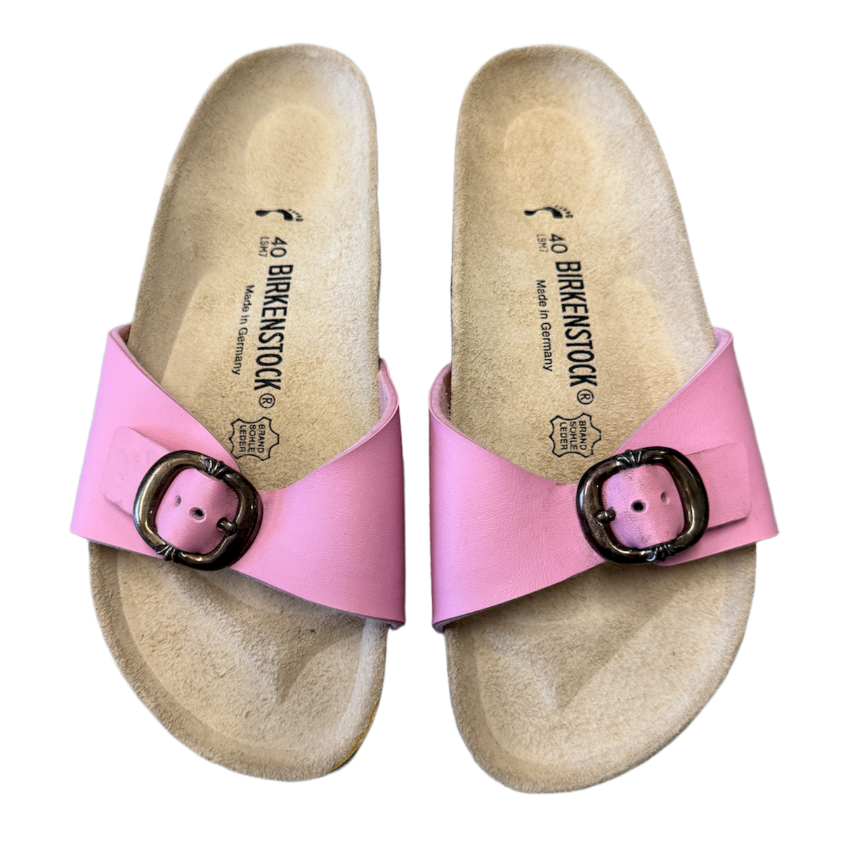 Chrome Hearts Birkenstock 'Pink' Madrid Big Buckle Sandals