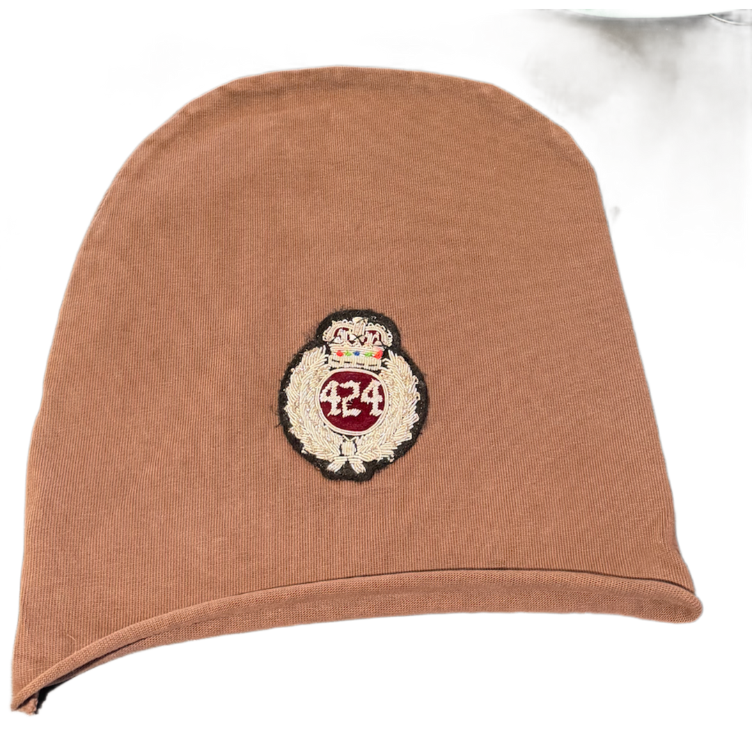 424 'Crest' Brown Beanie