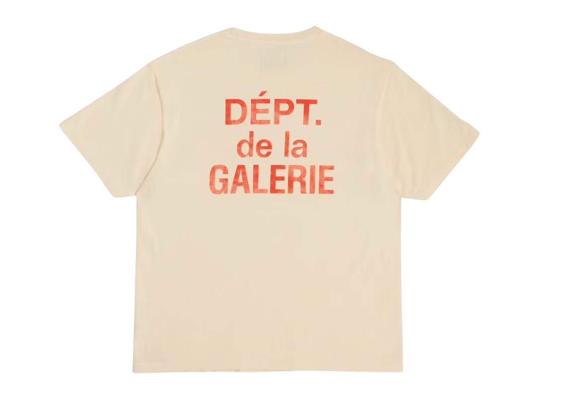 Gallery Dept 'French Logo' Cream Souvenir Tee