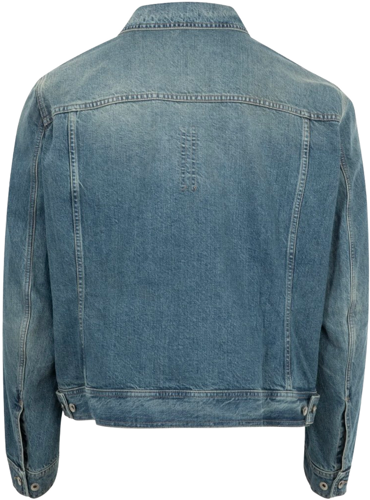 Rick Owens DRKSHDW 'Washed Indigo' Trucker