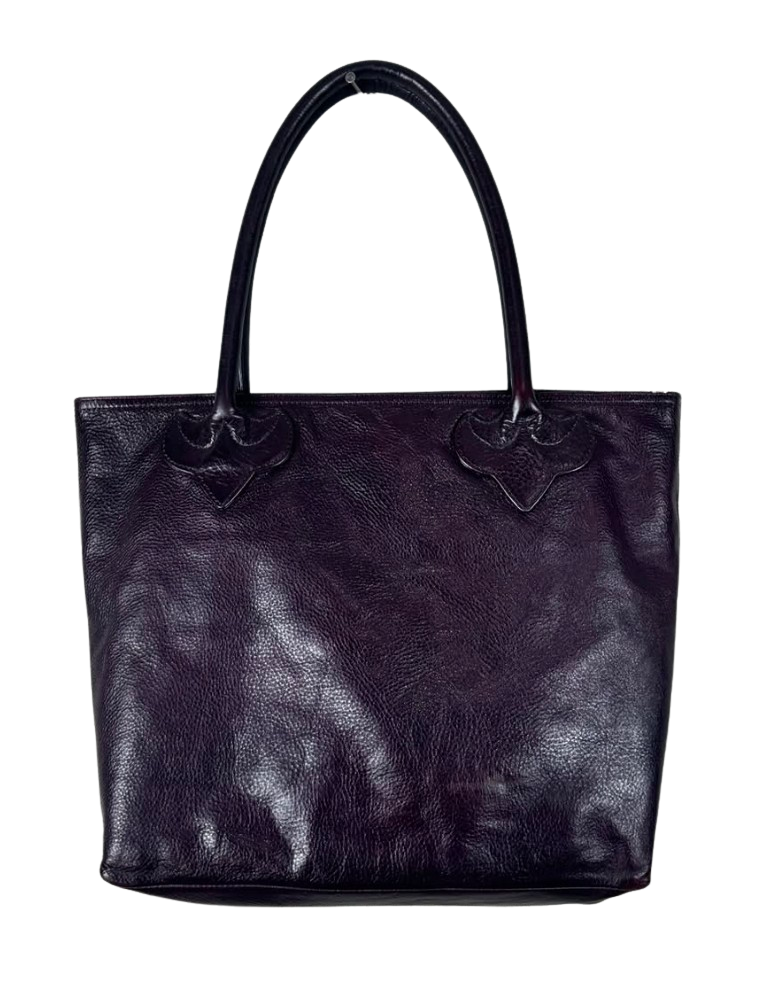 Chrome Hearts Dark Wine Leather Purse