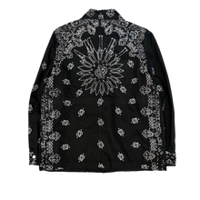 Amiri 'Black' M-65 Bandana Print Denim Jacket