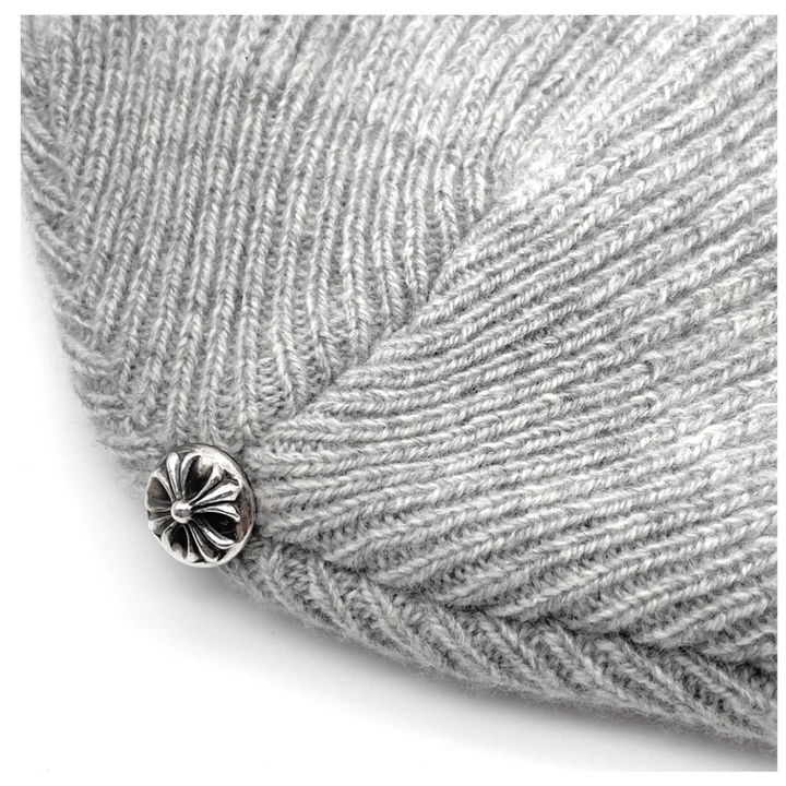 Chrome Hearts 'Grey' Big Daddy Cashmere Beanie