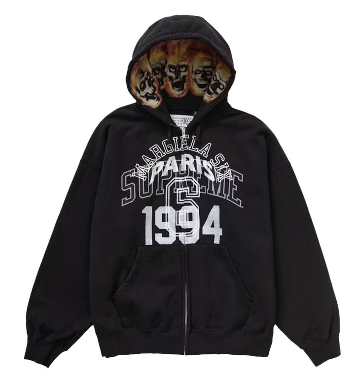 Supreme x Maison Margeila 'Black MM6' Zip Up