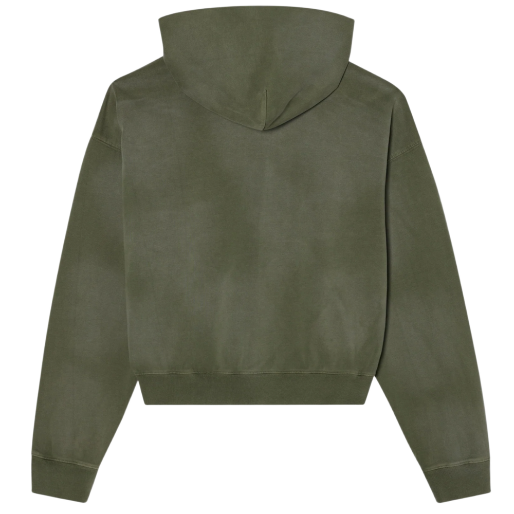 424 'Green' Crest Zip Up Hoodie