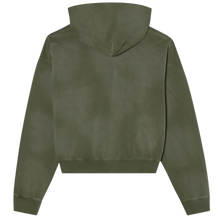 424 'Green' Crest Zip Up Hoodie