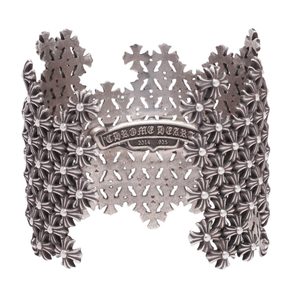 Chrome Hearts 'Silver' Chain Mail Cuff Bracelet