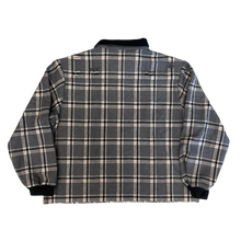 Satoshi Nakamoto 'Grey' Half-Zip Flannel