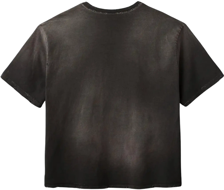 Gold+Vintage Gallery Raspberry Hills 'Smile' Black Tee