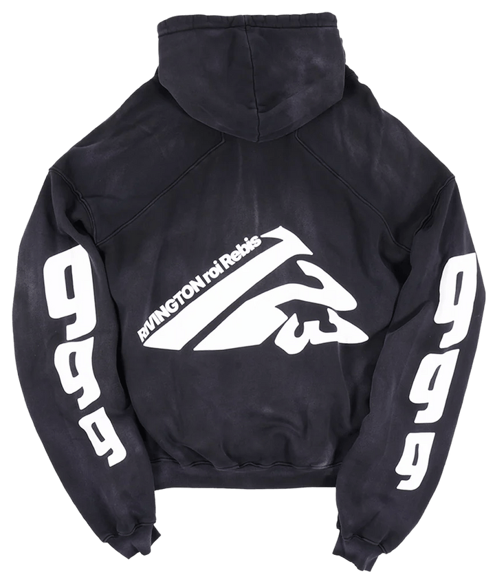 Rivington roi Rebis 'USO 123 Gymnostic' Oversized Black Hoodie