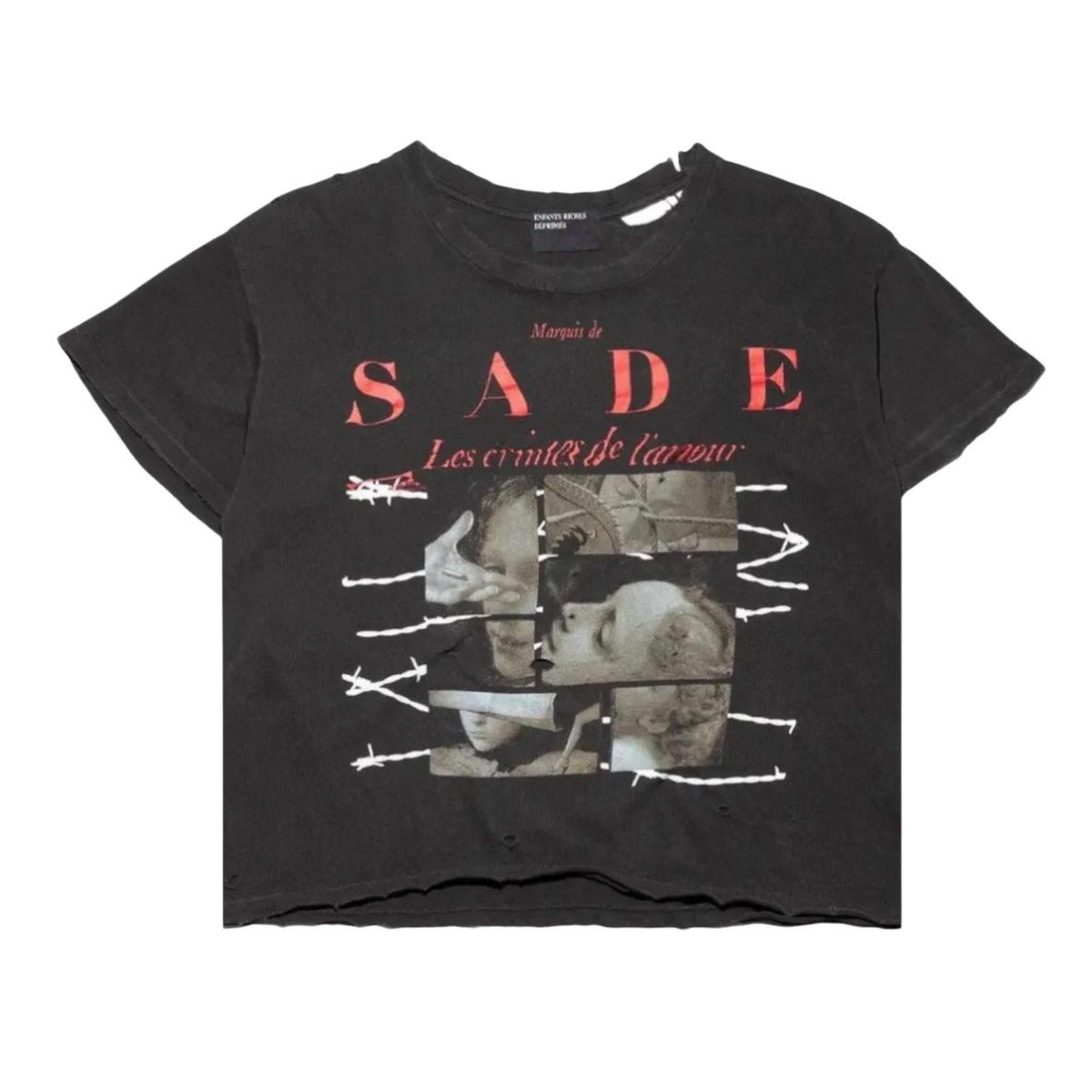 Enfants Riches Déprimés 'Sade Les Crimes De L'Amour' Distressed Tee