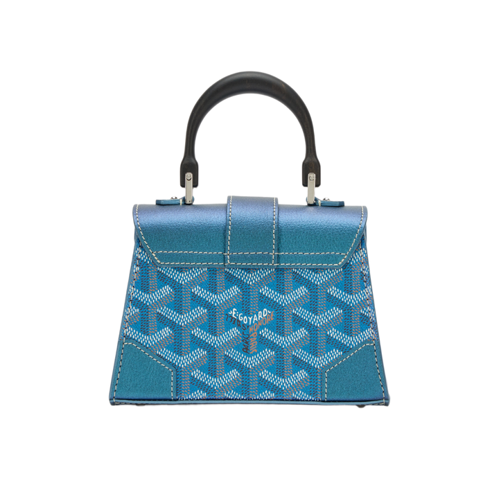 Goyard 'Pearly Blue' Saigon Structure Nano Bag