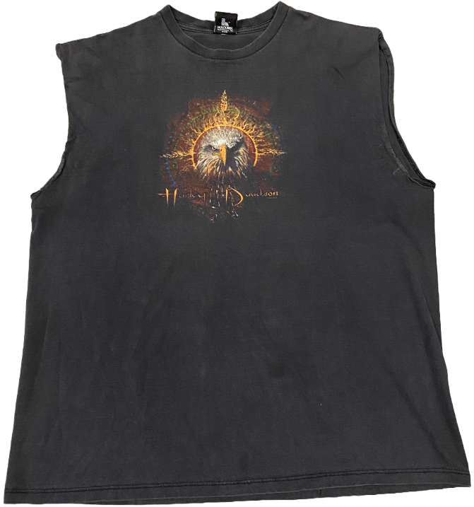 Harley Davidson 'Freedom Machine' Cutoff Vintage Tee