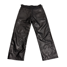 Earthling VIP 'Beige/Black' Merge Leather Sweatpants