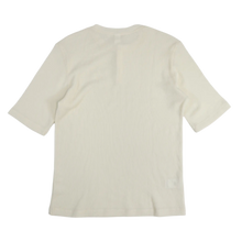 Chrome Hearts 'Cream' CH Letter Waffle Knit Henley Thermal Tee