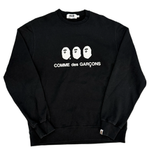 Comme Des Garcons x Bape 'Osaka' Black Crewneck