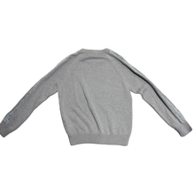 Dior 'Grey' Oblique Insert Knit Crewneck Sweater
