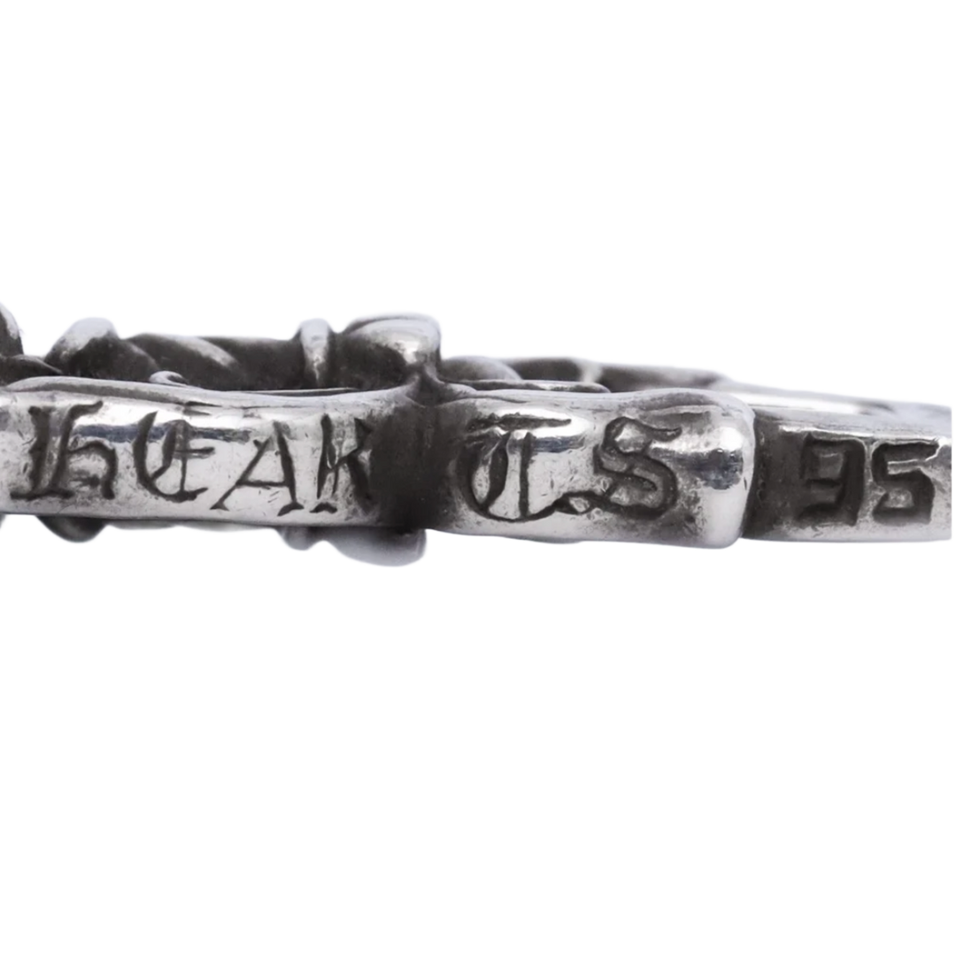 Chrome Hearts 'Silver' Heart Dagger Pendant