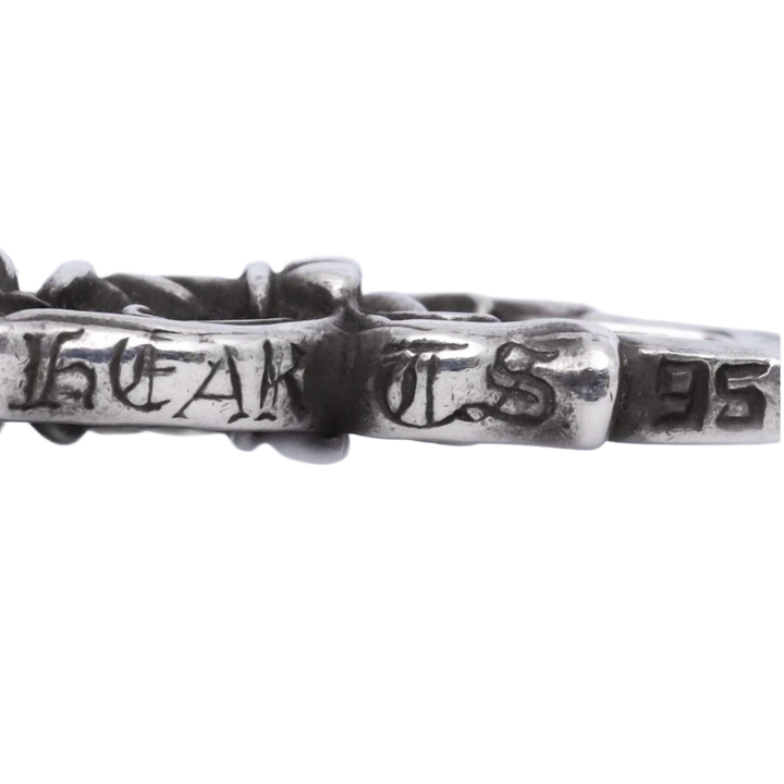 Chrome Hearts 'Silver' Heart Dagger Pendant