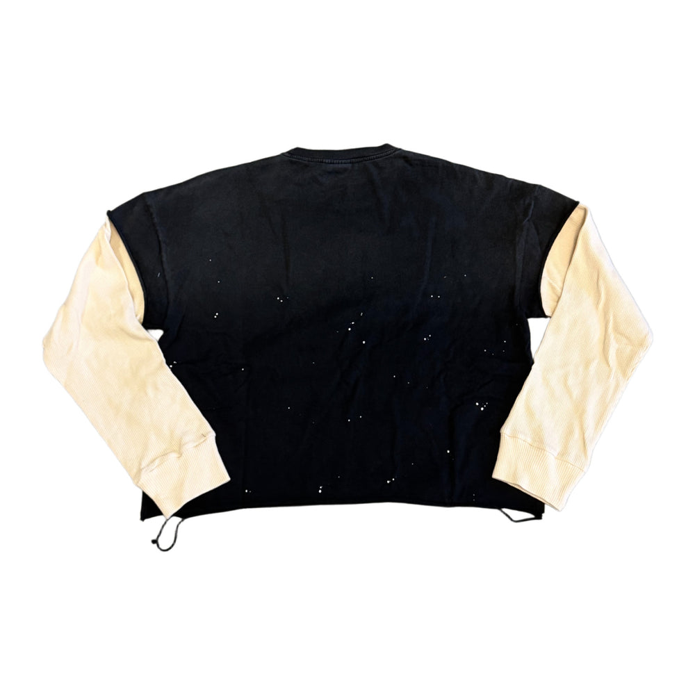 Saint Vanity 'Black' Cutoff Thermal Longsleeve Tee