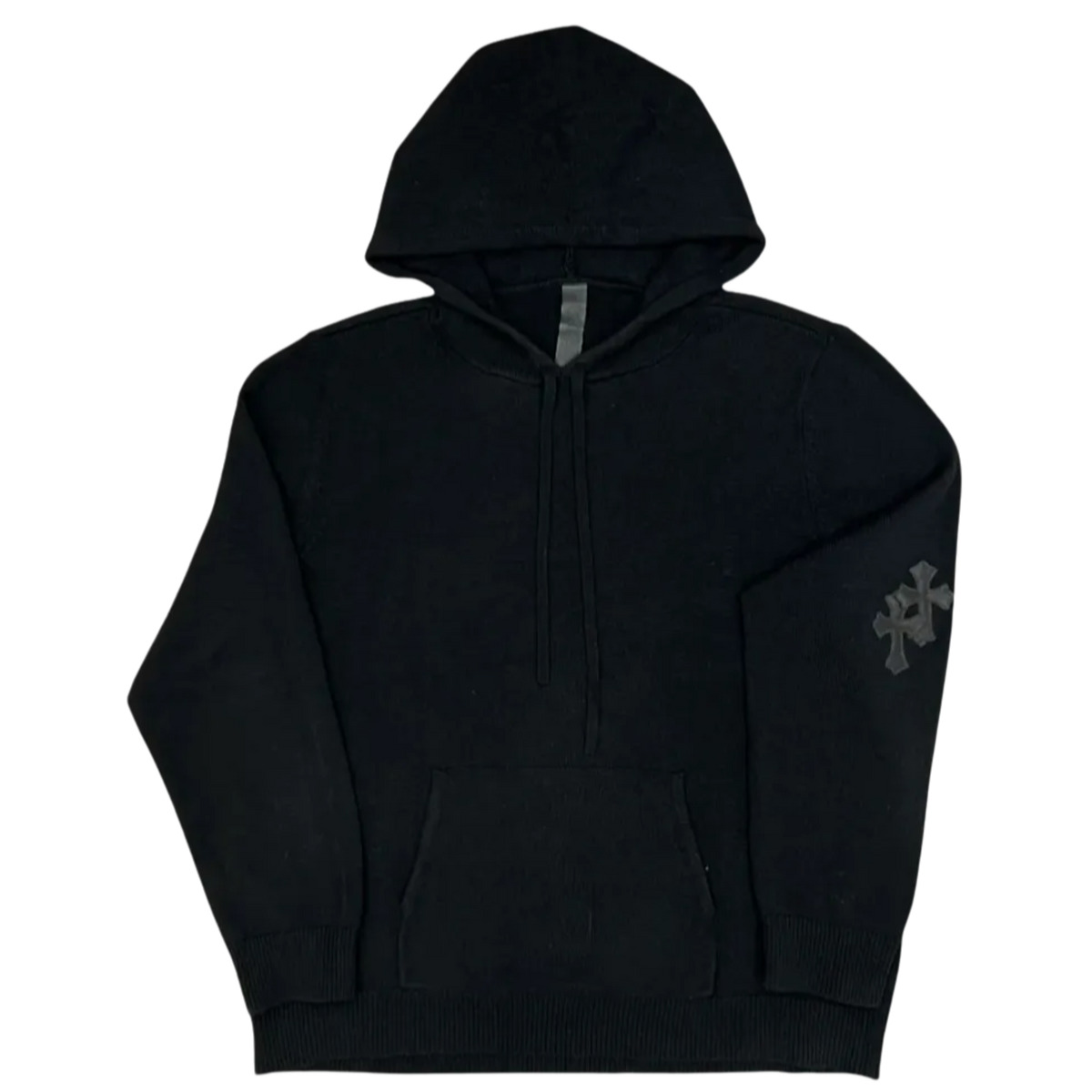 Chrome Hearts 'Black' Cashmere 3 Patch Hoodie