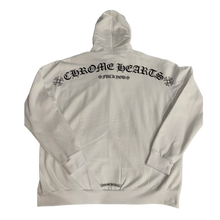 Chrome Hearts 'Fuck You' T Bar Zip Up White Hoodie