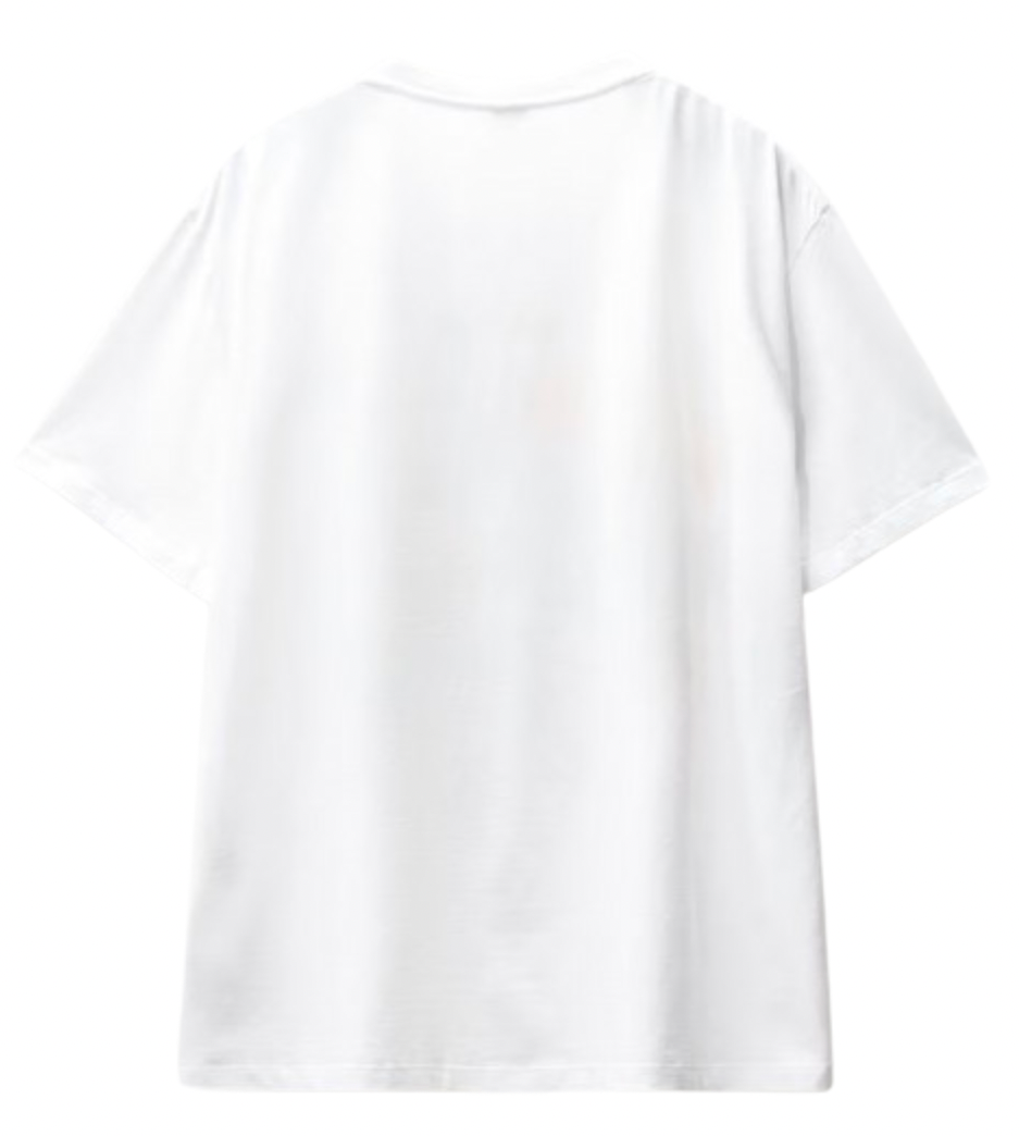 Loewe Anagram 'Flowers' White Tee
