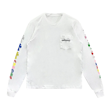 Chrome Hearts 'White' Scroll Mulitcolor Cross Longsleeve