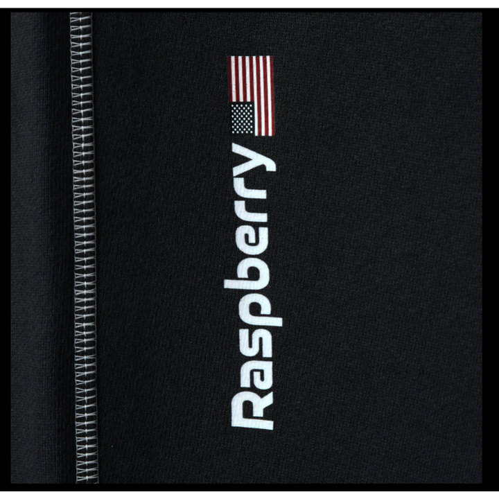 Gold + Vintage Raspberry Hills 'Berry Med' Black Sweatpants