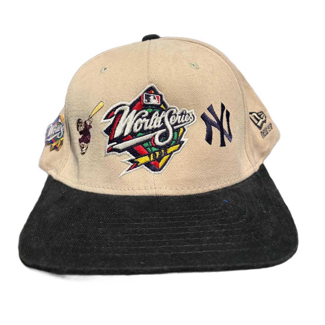 Vintage 'Brown' 1998 Yankees World Series Snapback
