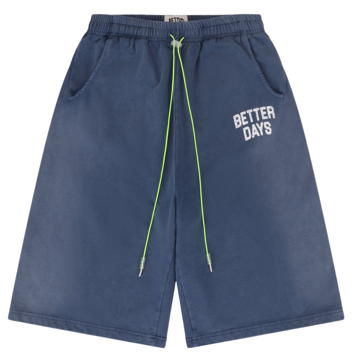 Better Days 'Navy' 3/4 Shorts